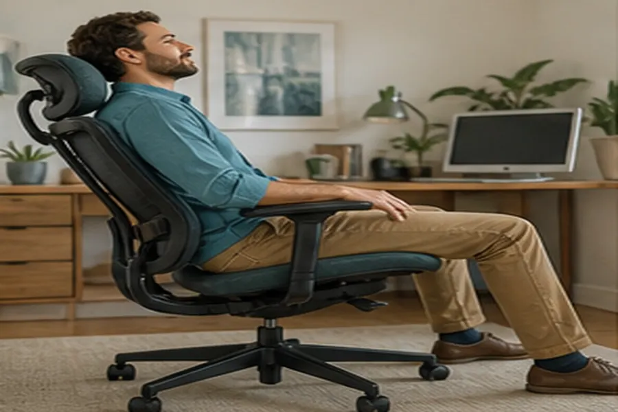 Supporting workspace example for how to choose an office chair