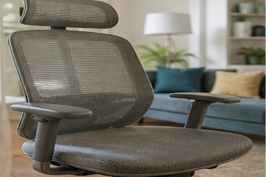 Supporting workspace example for office chair adjustment